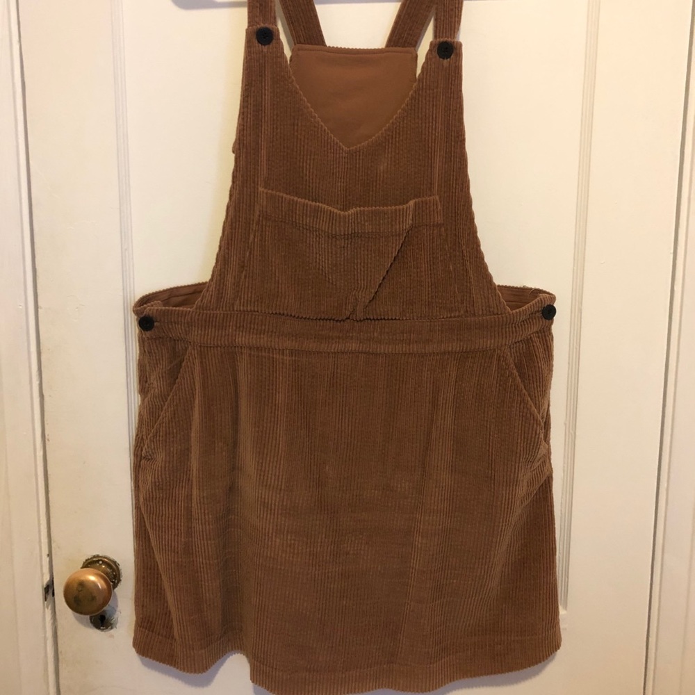 Frank and Oak xl corduroy overall skirt jumper